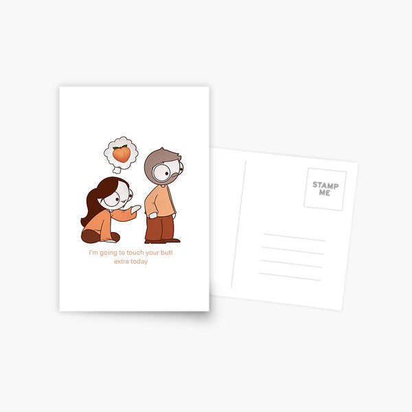 Touch the Booty Postcard