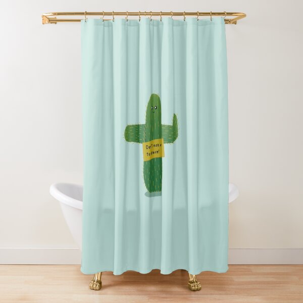 Don't ask me to shave! Shower Curtain