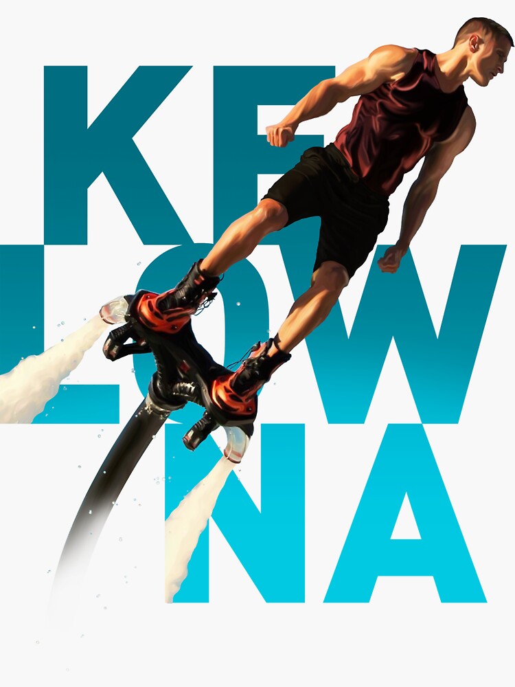 "Kelowna" Sticker for Sale by ExploreWorld Redbubble