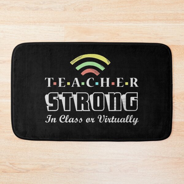 Item preview, Teacher Strong in Class or Virtually Teaching Gift  designed and sold by Farid94.