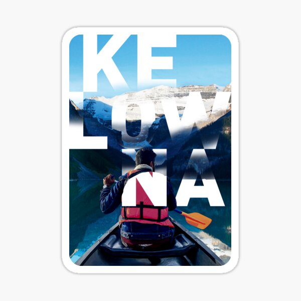"Kelowna" Sticker by ExploreWorld Redbubble