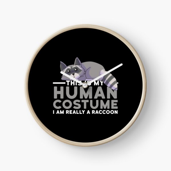Item preview, This Is My Human Costume I'm Really A Raccoon Funny Halloween designed and sold by fatamyfan1.