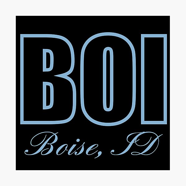 Item preview, BOI Boise Idaho ID Airport Code  designed and sold by Lartheviking.