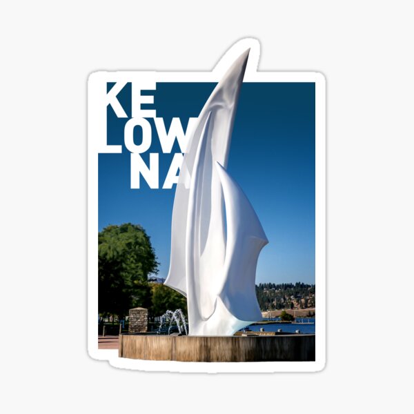 "Kelowna" Sticker by ExploreWorld Redbubble