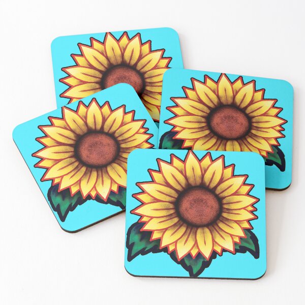 Item preview, Sunflower with leaves by Justin Cobb  designed and sold by Justin Cobb.