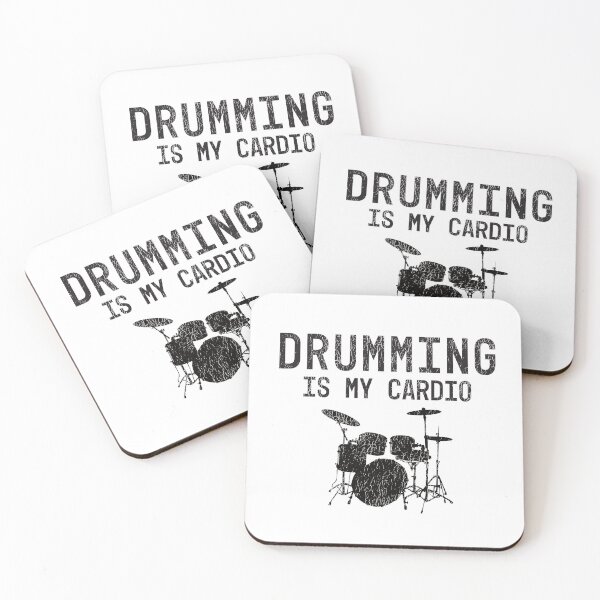 Item preview, Vintage Distressed Drumming Is My Cardio designed and sold by ChailynReed.