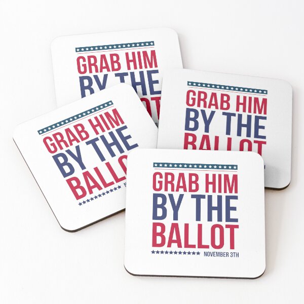 Item preview, Grab Him By The Ballot, Anti Trump, Biden For President, Nasty Women Vote designed and sold by 96design.
