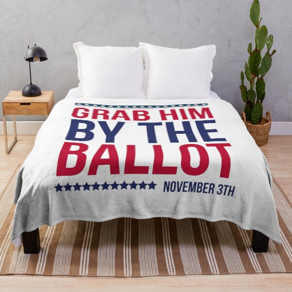 Item preview, Grab Him By The Ballot, Anti Trump, Biden For President, Nasty Women Vote designed and sold by 96design.