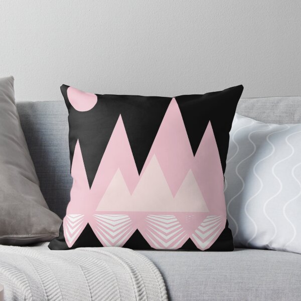 Item preview, Baby Pink in Black, Abstract Mountain  designed and sold by Moyanana.