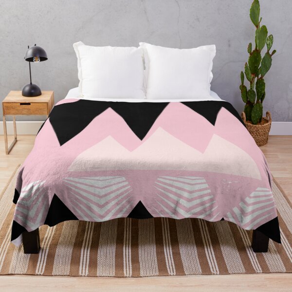 Item preview, Baby Pink in Black, Abstract Mountain designed and sold by Moyanana.