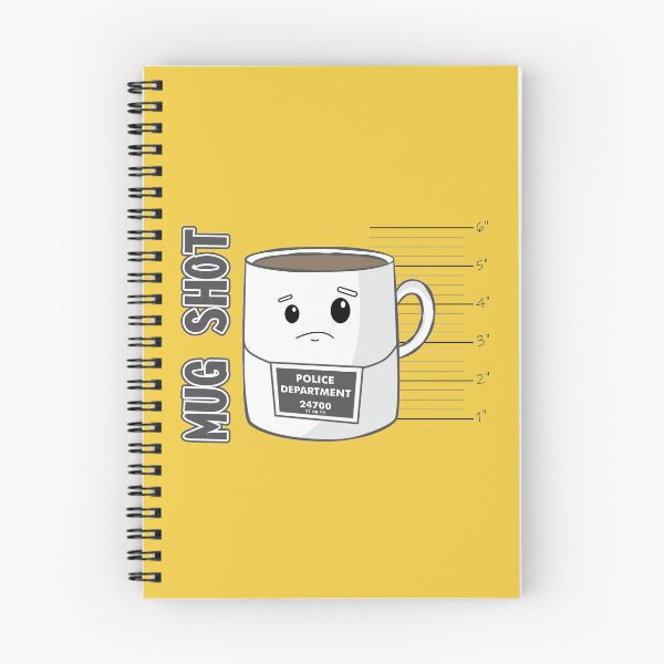 Artikelvorschau, Mug Shot - Lustige Kaffeetasse Pun entworfen und verkauft von Chrome and Coils.