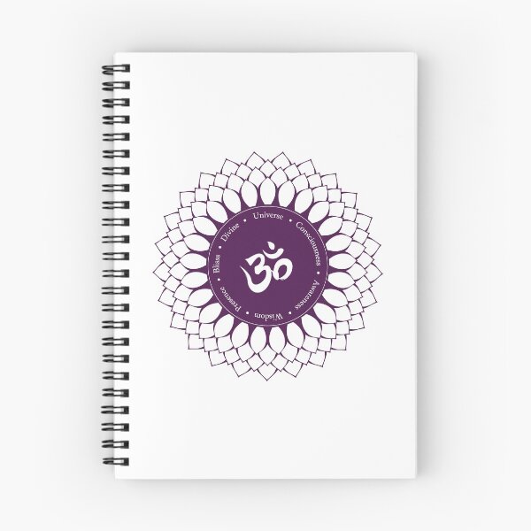 Item preview, Crown Chakra Mandala - 48 OL WBG designed and sold by chakraplaza.