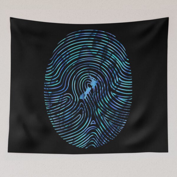 Item preview, NZ fingerprint designed and sold by Mayakiwi.