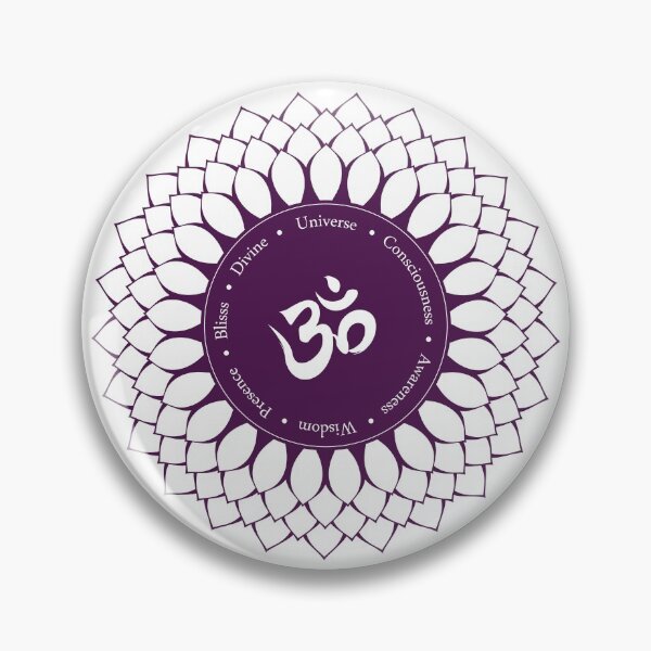 Item preview, Crown Chakra Mandala - 48 OL WBG designed and sold by chakraplaza.