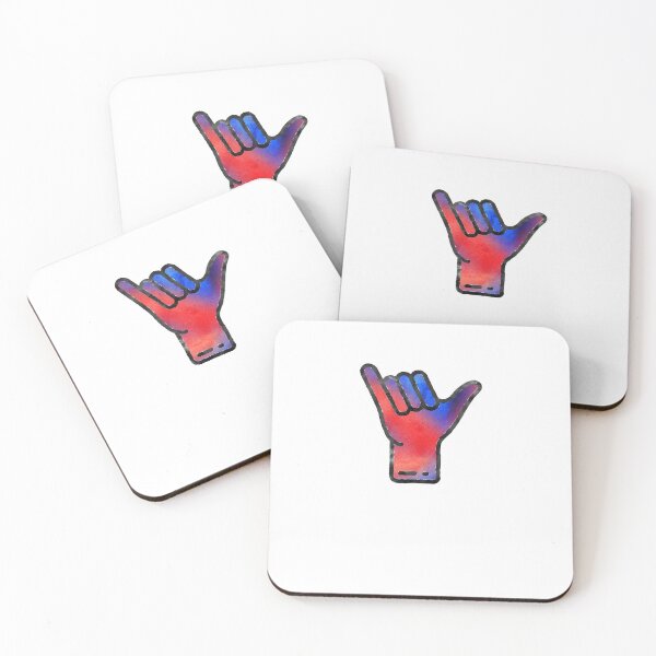 Item preview, Shaka Hang Loose Watercolor Travel designed and sold by thefrshmachine.