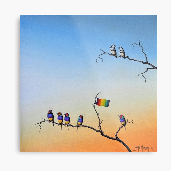 The Hippies Are Here Metal Print