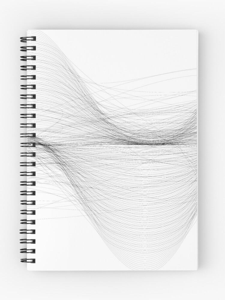 Thumbnail 1 of 3, Journal, Sinewave Abstract designed and sold by ParamPatterns.