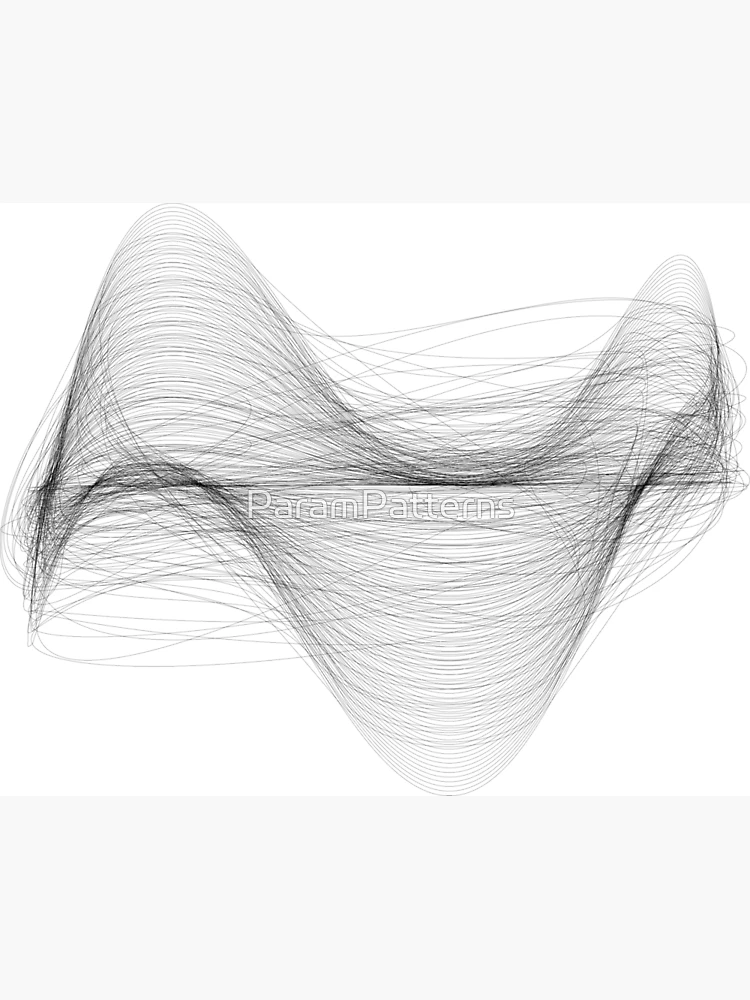 Thumbnail 3 of 3, Poster, Sinewave Abstract designed and sold by ParamPatterns.