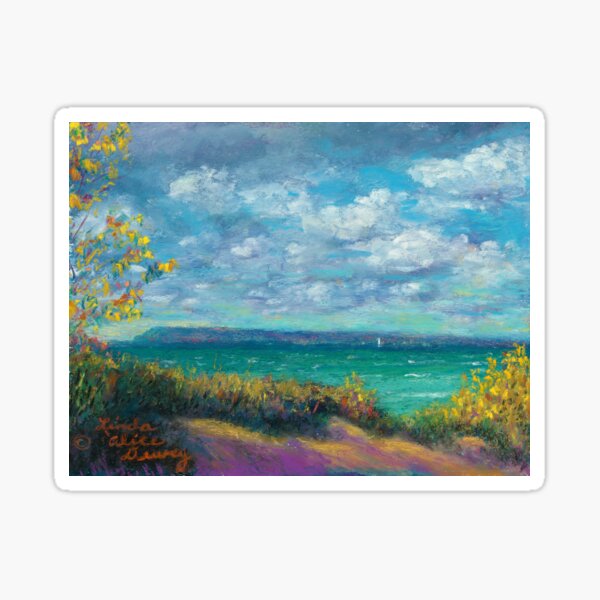 Clearing Autumn Skies Sticker