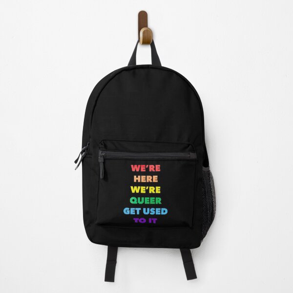 Item preview, We're Here, We're Queer, Get Used to It designed and sold by Moss City Made.
