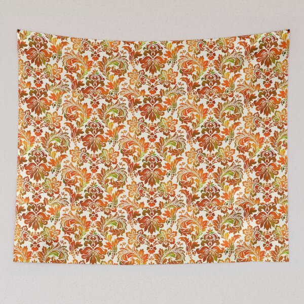 Item preview, Fall Damask designed and sold by Lynnea Washburn.