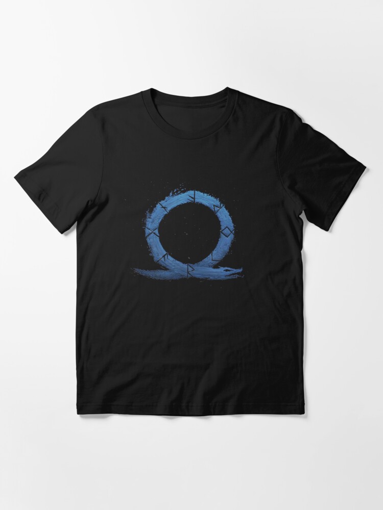 Ragnarok Blue Omega Rune Viking War God Essential T Shirt