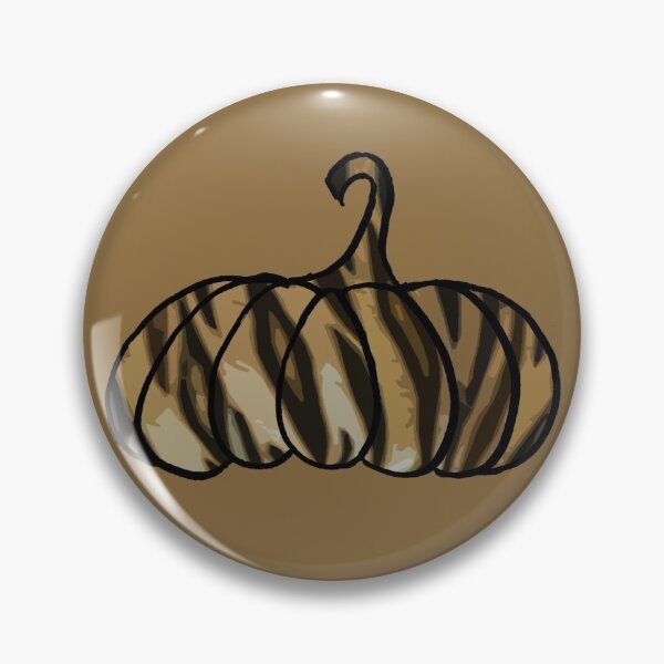 Item preview, Tiger Print Pumpkin designed and sold by sarahrinouye.