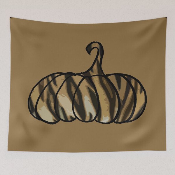 Item preview, Tiger Print Pumpkin designed and sold by sarahrinouye.