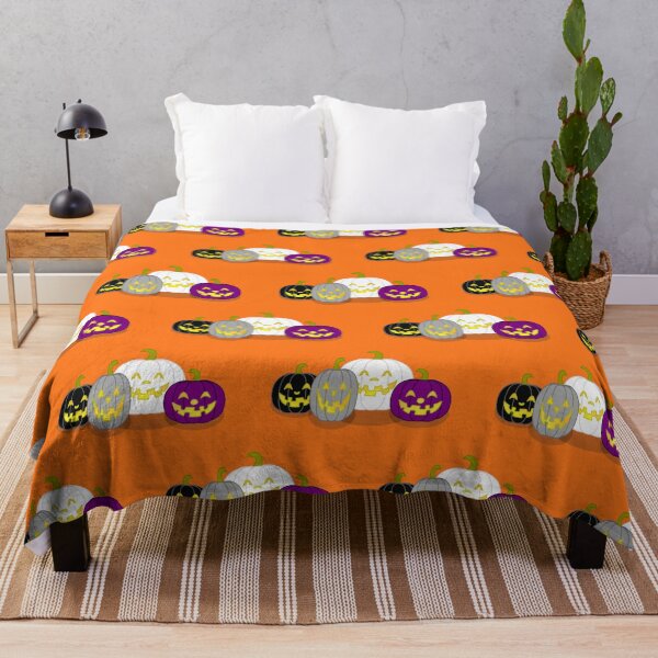 Item preview, Ace Pride Flag Jack O Lantern Halloween Pattern designed and sold by dysperdis.