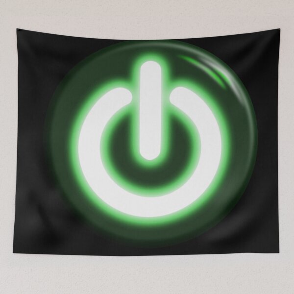 Item preview, Green Power Button designed and sold by DesertG.