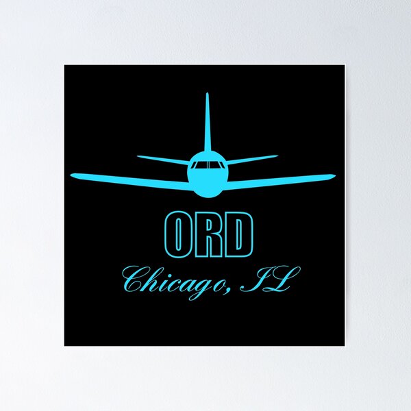Item preview, ORD Chicago Illinois IL Airport Code  designed and sold by Lartheviking.
