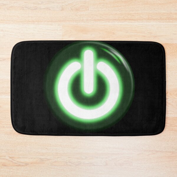 Item preview, Green Power Button designed and sold by DesertG.