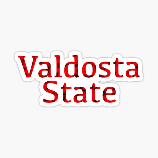 "Valdosta State" Sticker for Sale by samicohen14 Redbubble
