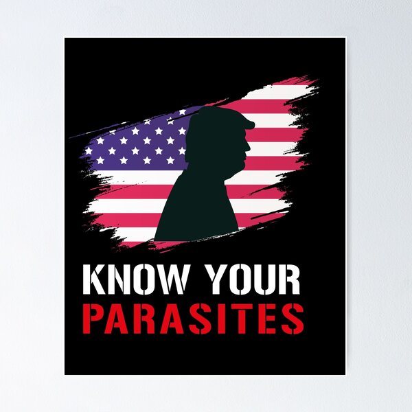 Item preview, KNOW YOUR PARASITES DUMP TRUMP 2020 designed and sold by btilyas.