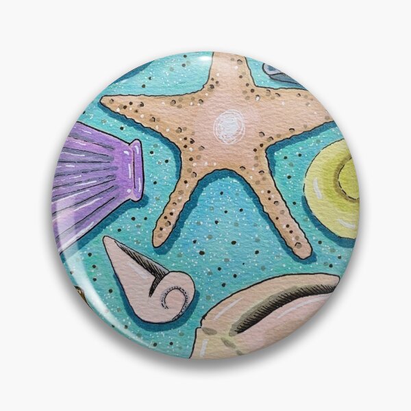 Item preview, Seashell Beach Nautical Pattern designed and sold by Amelia Dean.