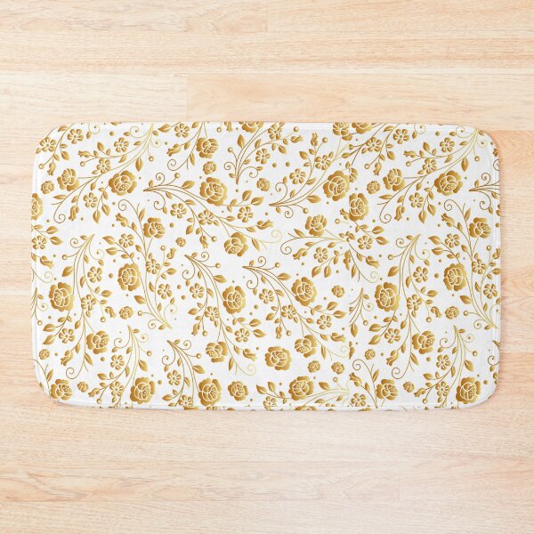 Item preview, Brown Floral - Painted Gold  designed and sold by Jessi Review.