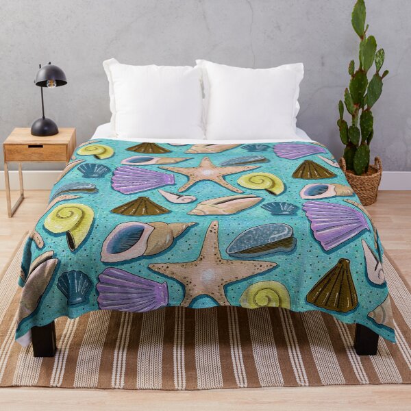 Item preview, Seashell Beach Nautical Pattern designed and sold by Amelia Dean.