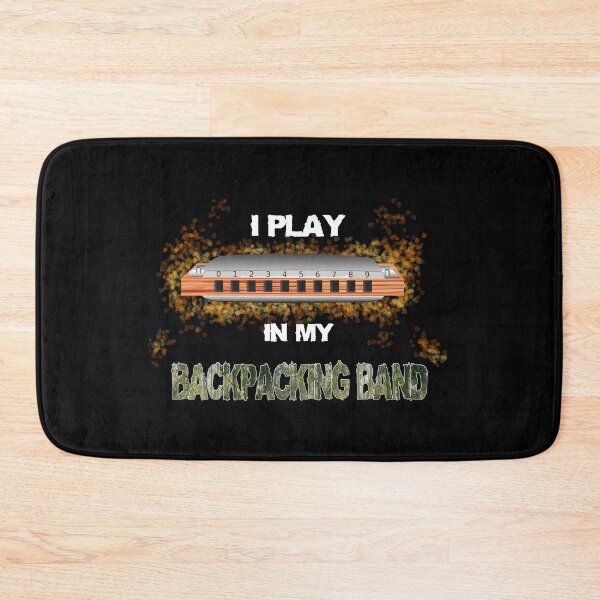Item preview, I Play Harmonica In My Backpacking Band designed and sold by Shounenbat.