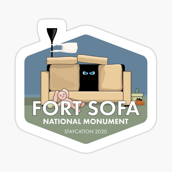 Fort Sofa Sticker