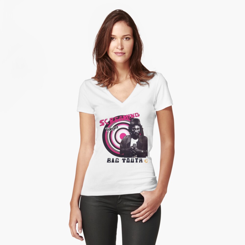 Item preview, Fitted V-Neck T-Shirt designed and sold by Dawson-Designs.