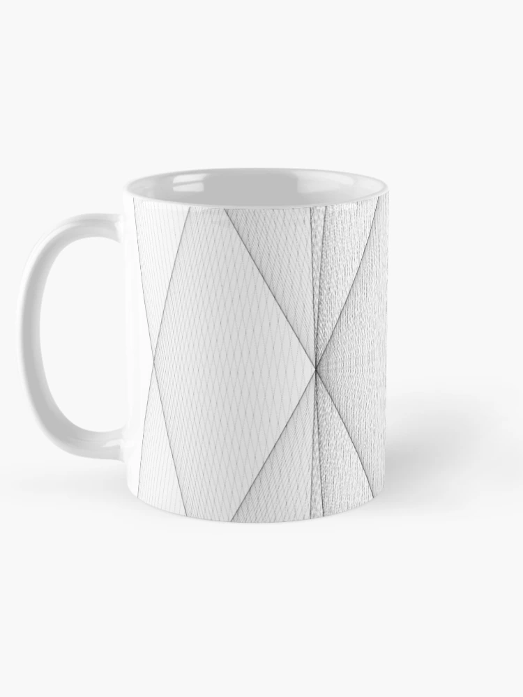 Thumbnail 5 of 6, Coffee Mug, Abstract Geometry designed and sold by ParamPatterns.