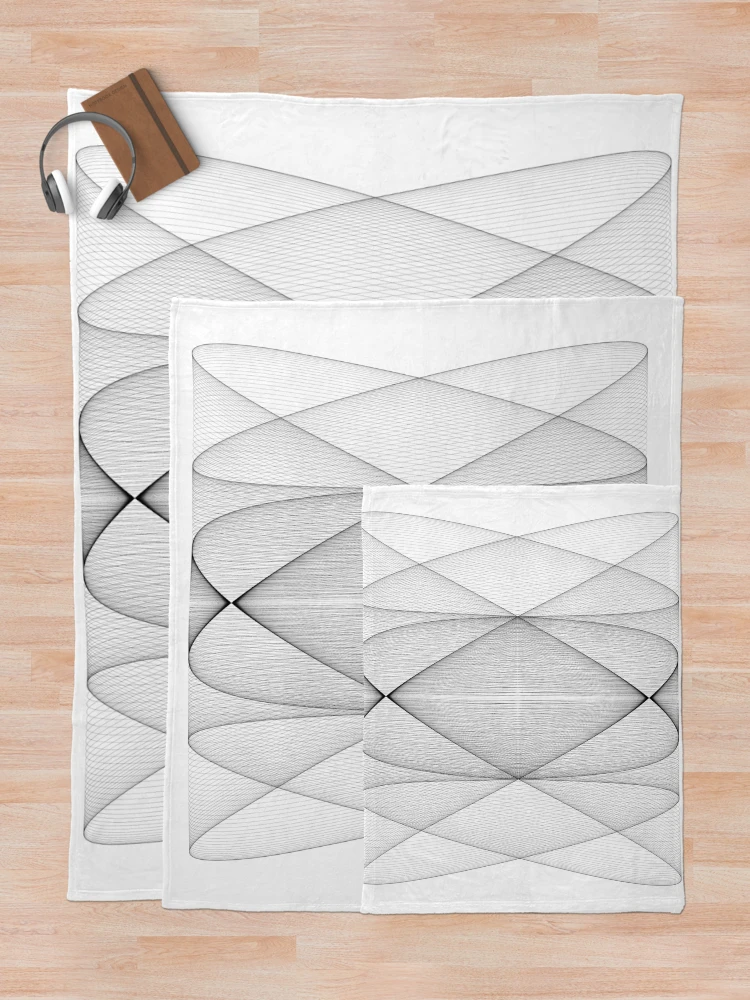 Thumbnail 5 of 6, Throw Blanket, Abstract Geometry designed and sold by ParamPatterns.