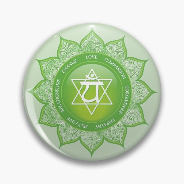 Item preview, Heart Chakra Mandala - 49 GBG designed and sold by chakraplaza.