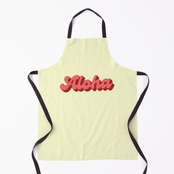 Aperçu de l'œuvre Script rétro Aloha Hawaii créée et vendue par thefrshmachine.