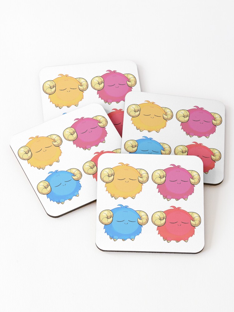 Thumbnail 1 of 5, Coasters (Set of 4), Scapegoat designed and sold by RakeaDraws.