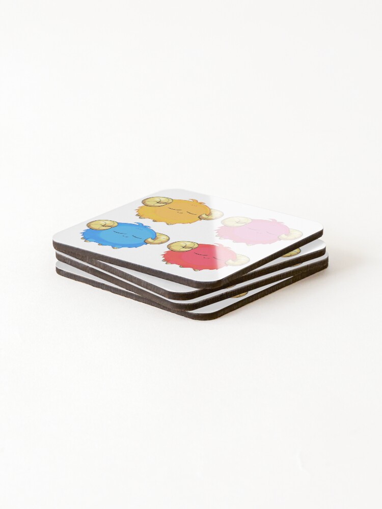 Thumbnail 4 of 5, Coasters (Set of 4), Scapegoat designed and sold by RakeaDraws.