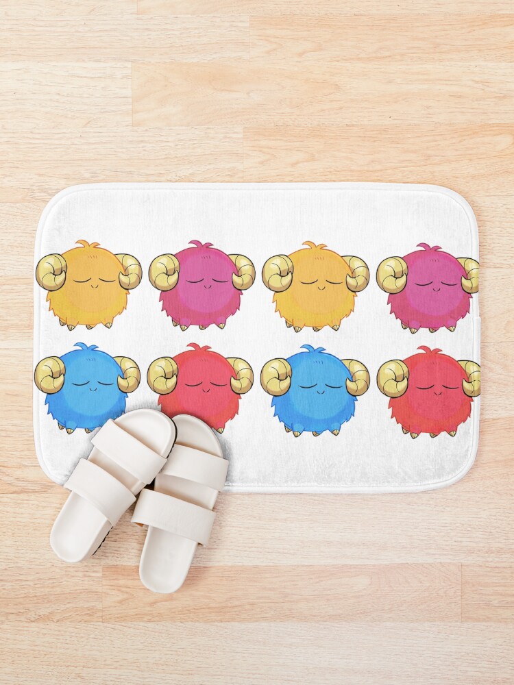 Thumbnail 1 of 6, Bath Mat, Scapegoat designed and sold by RakeaDraws.