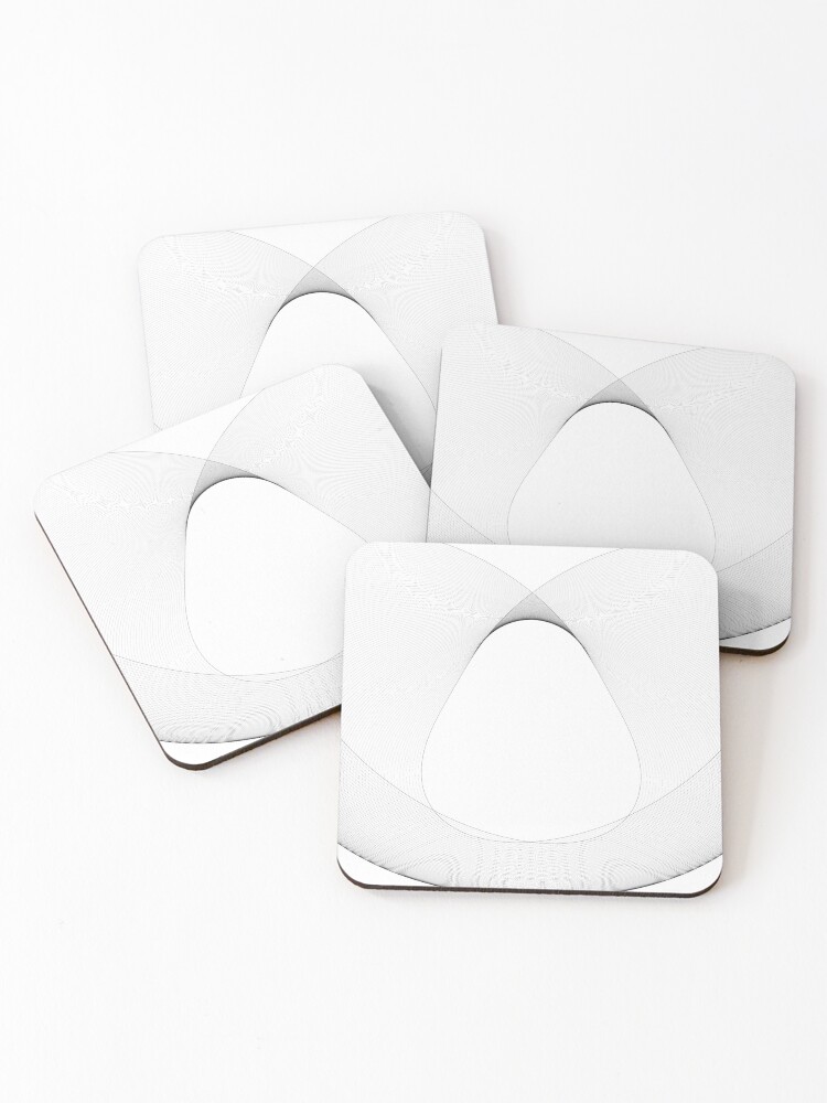Thumbnail 1 of 5, Coasters (Set of 4), Abstract Geometry designed and sold by ParamPatterns.