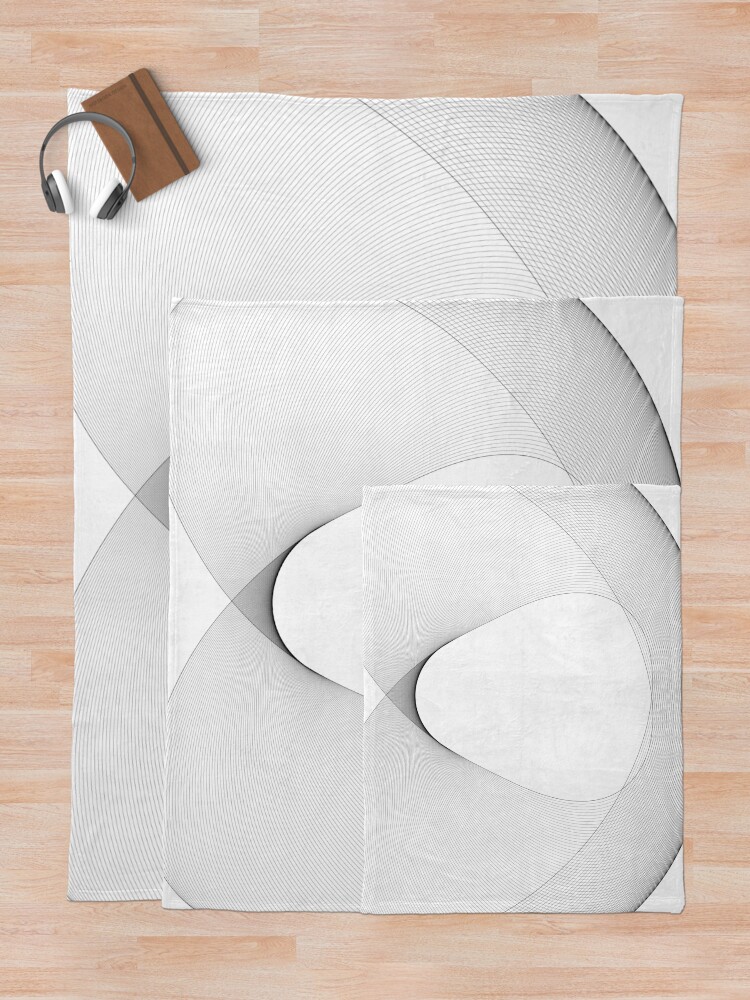 Thumbnail 5 of 6, Throw Blanket, Abstract Geometry designed and sold by ParamPatterns.