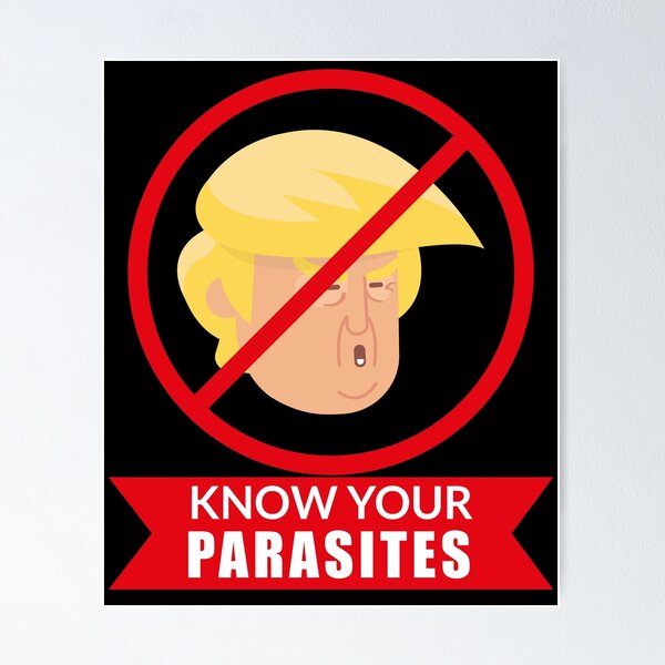Item preview, KNOW YOUR PARASITES DUMP TRUMP 2020 designed and sold by btilyas.